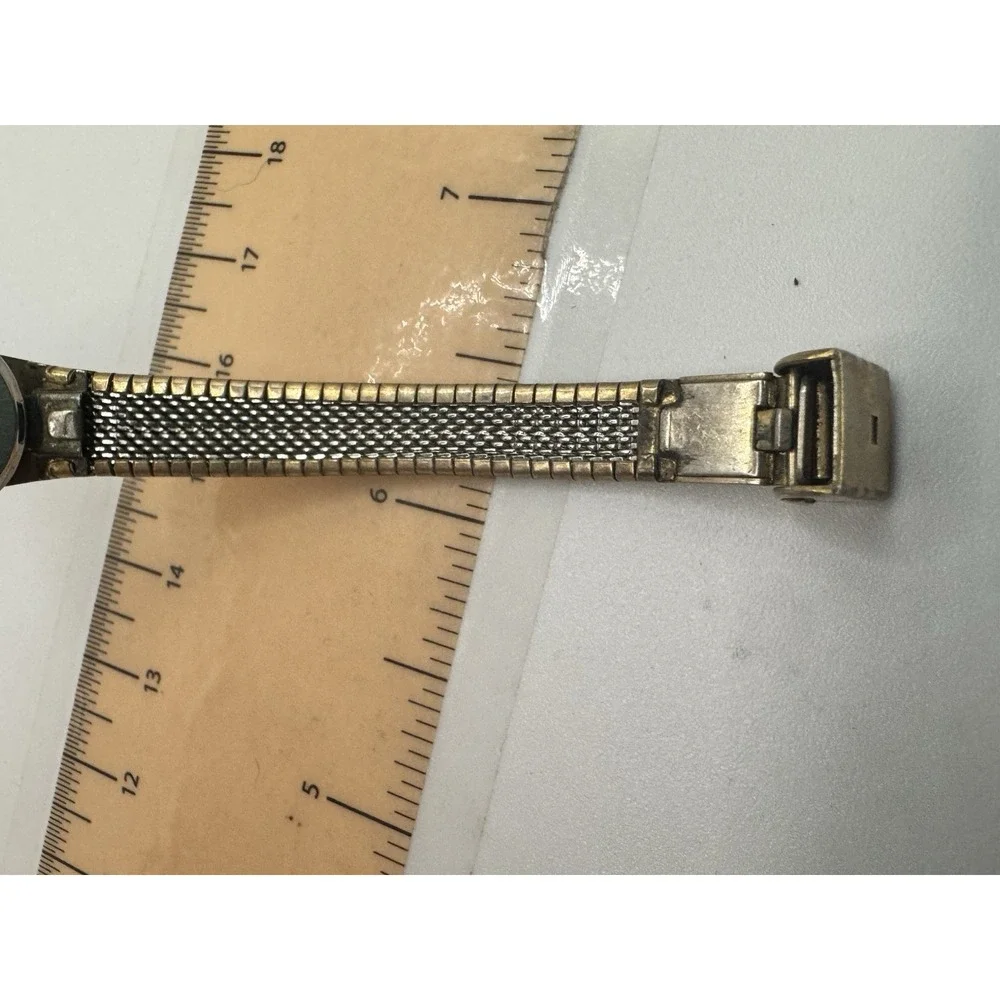 Vintage Bulova Ladies Wind Up Watch 10k‎ Gold RGP Bezel Missing Crystal
